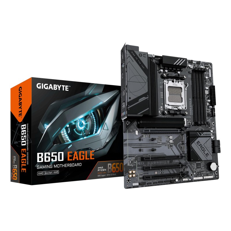 4719331863081Emolevy AMD B650 Socket AM5 ATX RAM 4xSlots of M.2 (M) slots B650 EAGLE AX (rev. 1.2)