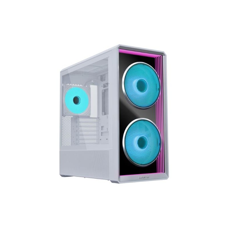 4718466020659Case LIAN LI ATX micro ATX EATX SSI EEB White Midi Tower Arvuti LANCOOL 217 INF