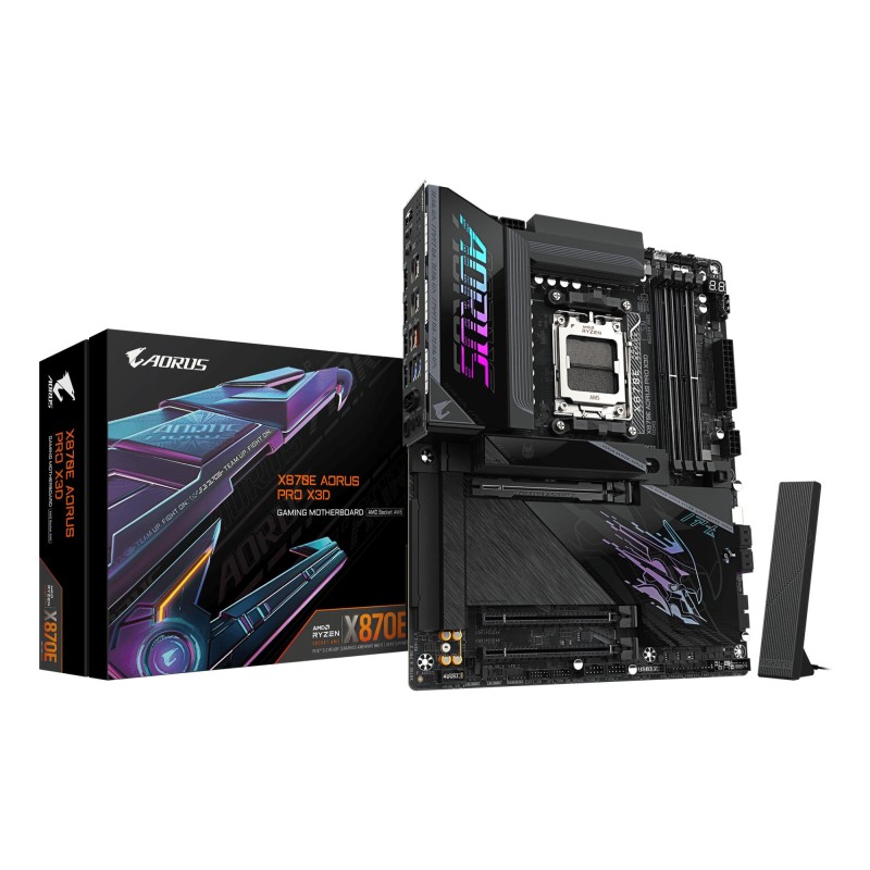 4719331878603AMD X870E Socket AM5 ATX RAM 4xSlots Wi-Fi Yes Yes of M.2 (M) slots X8