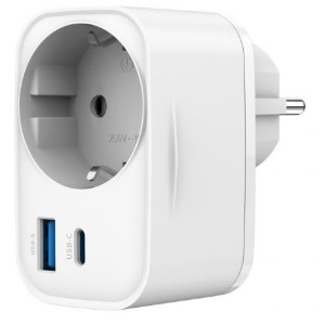 8716309129541CHARGER USB WHITE 2P GEMBIRD