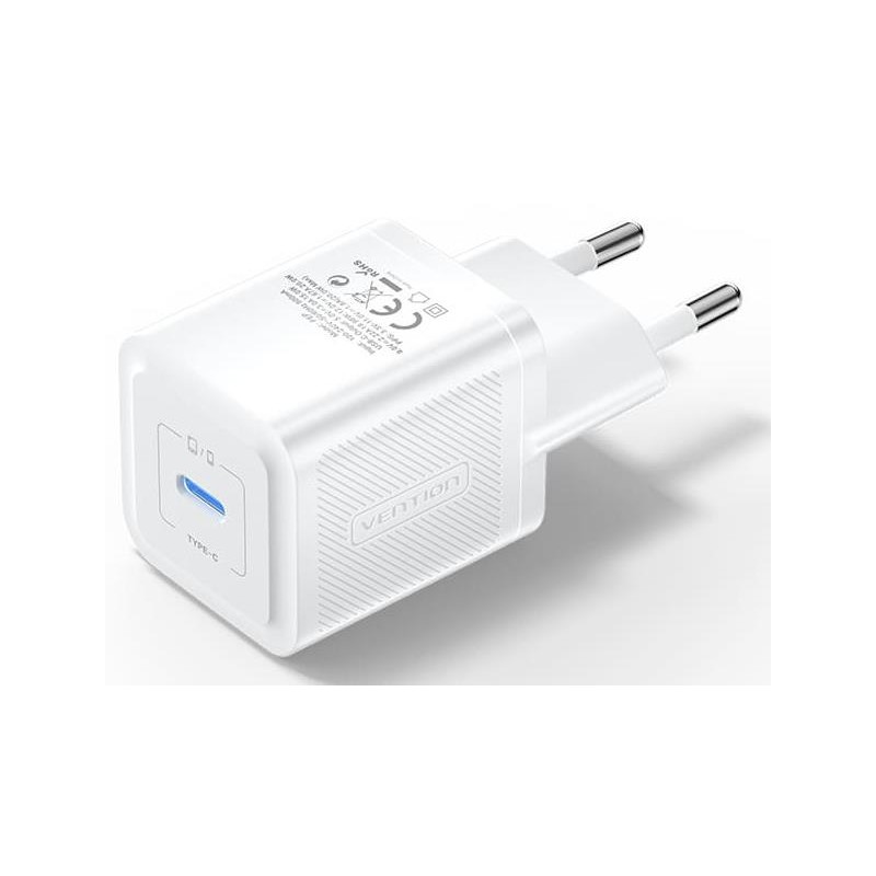 6922794782105MOBILE CHARGER WALL 20W USB-C 1P WHITE VENTION