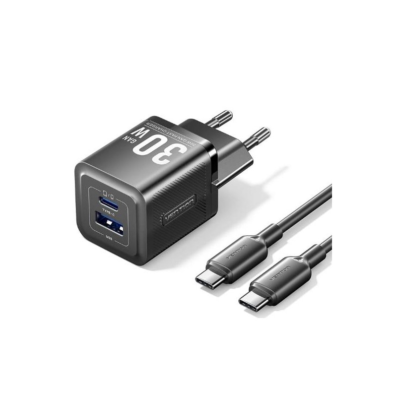 6922794786356MOBILE CHARGER WALL USB +CABLE 30W 2P VENTION