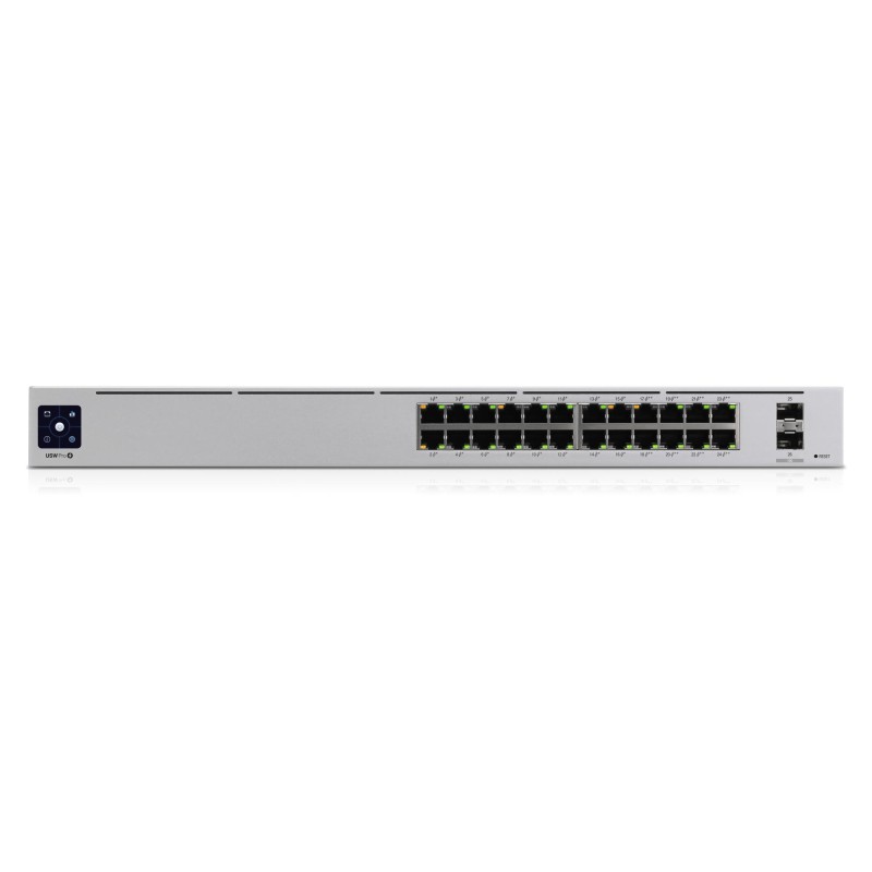 817882027649Сетевой коммутатор Type L3 Desktop Rack     2xSFP+ PoE ports 24 PoE+ port