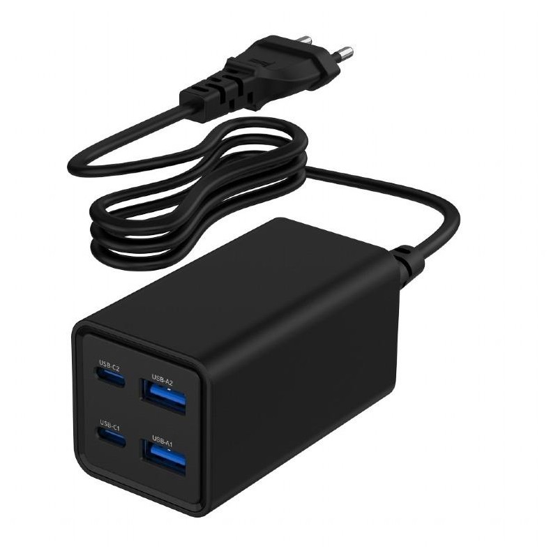 8716309133784CHARGER USB 4P 65W GEMBIRD
