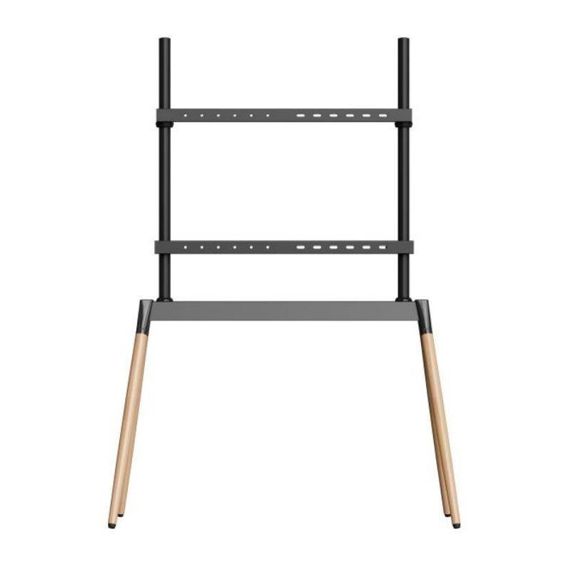 8716309128124TV SET ACC FLOOR STAND 55-86" BLK WOOD GEMBIRD
