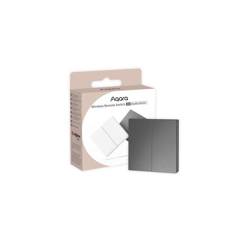 6975833357239SMART HOME WRL REMOTE SWITCH DOUBLE H1 WRS-R02 G AQARA