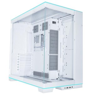 4718466014160Case LIAN LI O11 DYNAMIC EVO RGB Tower Case product Transparent panel ATX EATX MiniITX Colour White