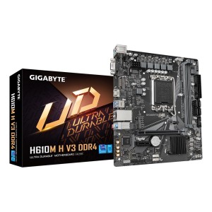 Mainboard|GIGABYTE|Intel H610|LGA1700|Micro-ATX|Memory DDR4|Memory slots 2|1xPCI-Express 3.0 1x|1xPCI-Express 4.0 16x|1xM.2|1x15