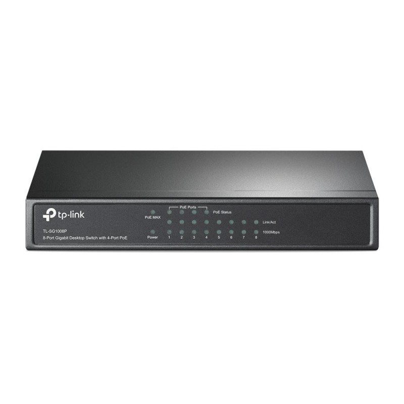 6935364021160Switch TP-LINK 8x10Base-T   100Base-TX   1000Base-T TL-SG1008P