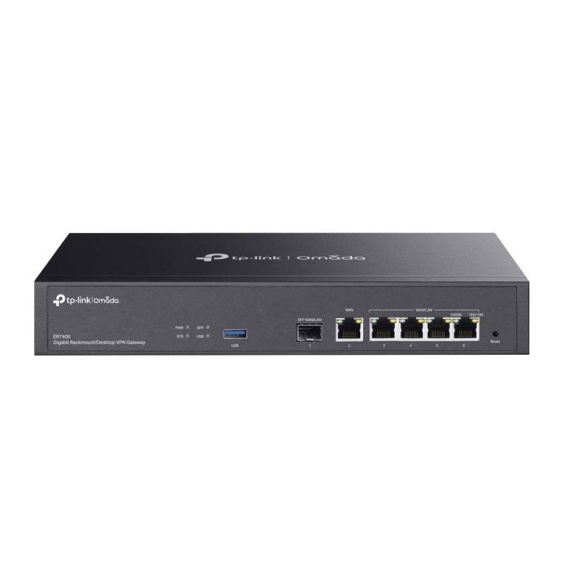 8885020622300NET ROUTER 1000M 6PORT VPN OMADA ER7406 TP-LINK