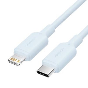 6922794783539CABLE USB-C TO LIGHTNING 2M BLUE LAKSH VENTION