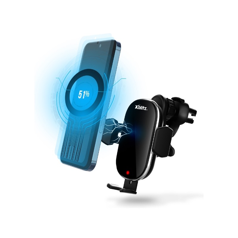 CAR HOLDER FOR MOBILE DEVICES XB-AURUM-BLACK CLAMPING Xblitz