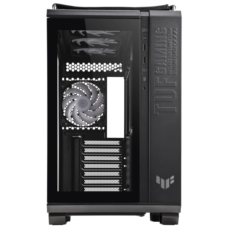 4711081800439Case ASUS GT502 PLUS MidiTower Not included ATX MicroATX MiniITX Colour Black GT502PLUS BLK TG TUFGAM
