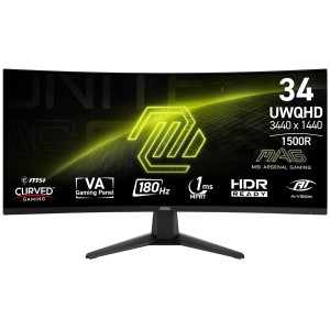 4711377264631LCD Monitor MSI MAG 346CQ 34" Gaming Curved Panel VA 3440x1440 16:9 180 Hz 1 ms MAG346CQ
