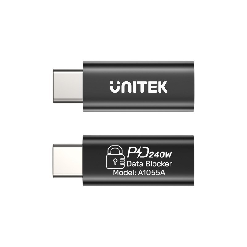 DATA BLOCKER A1055ABK01 USB-C USB-C 2 TietokoneS UNITEK
