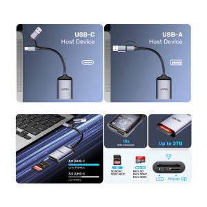SD MICRO SD MEMORY CARD READER R1018E01 UNITEK