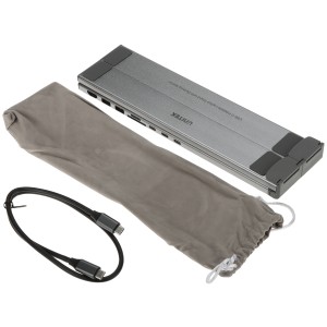 FOLDING LAPTOP STAND D1137AGY01 WITH HUB AND SD CARD READER UNITEK