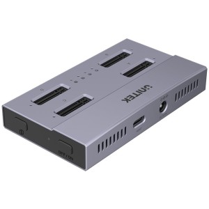 DISK DOCKING CLONING STATION S1243BGY01-EU 4 X M.2, 32 TB - 40 Gbps UNITEK