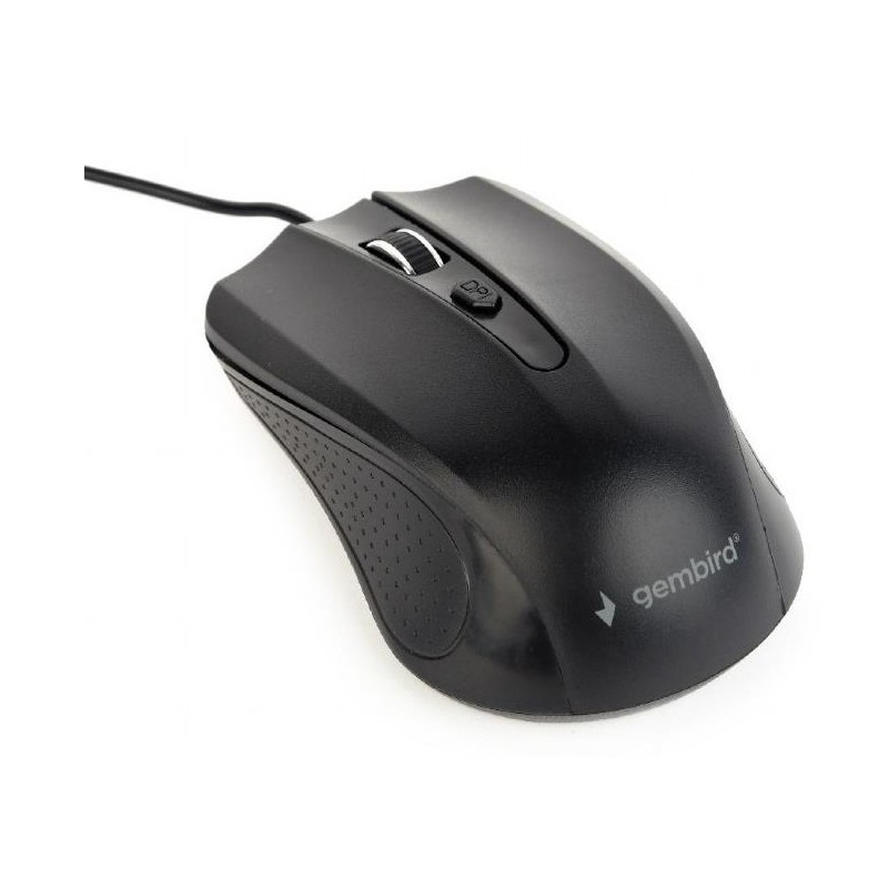 8716309131452MOUSE USB OPTICAL BLACK/MUS-4B-01L GEMBIRD