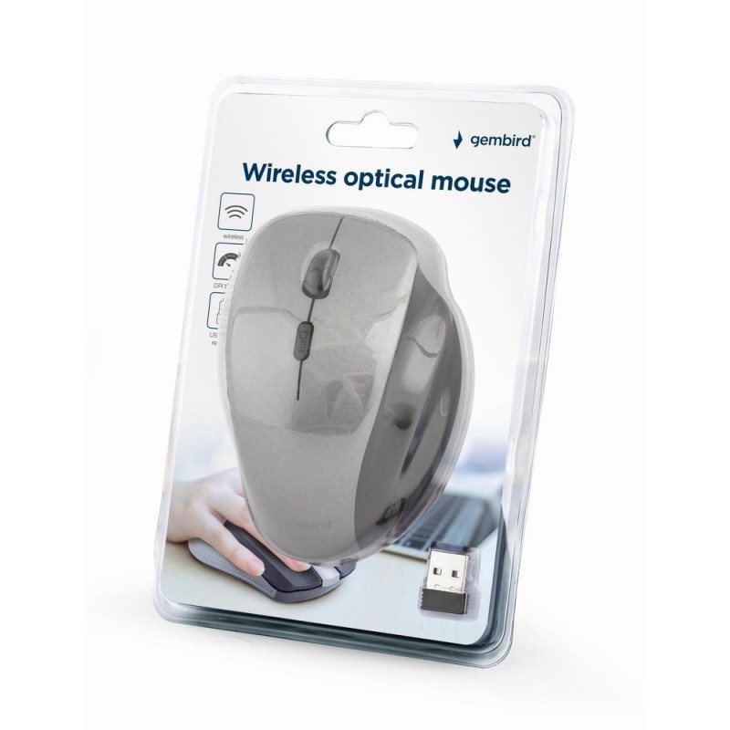 8716309121897MOUSE USB OPTICAL WRL BLACK/SP. GREY MUSW-6B-02-BG GEMBIRD