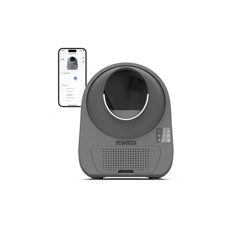 6972884752006CAT LITTER BOX LUXURY PRO-X/DARK GREY CL-08-GREY CATLINK