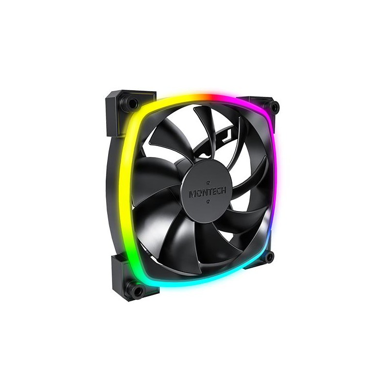 4710562746280CASE FAN 120MM AX120 PWM BLACK MONTECH