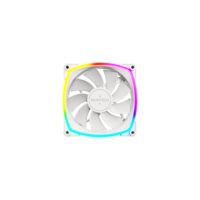 4710562748949CASE FAN 120MM RX120 PWM WHITE MONTECH