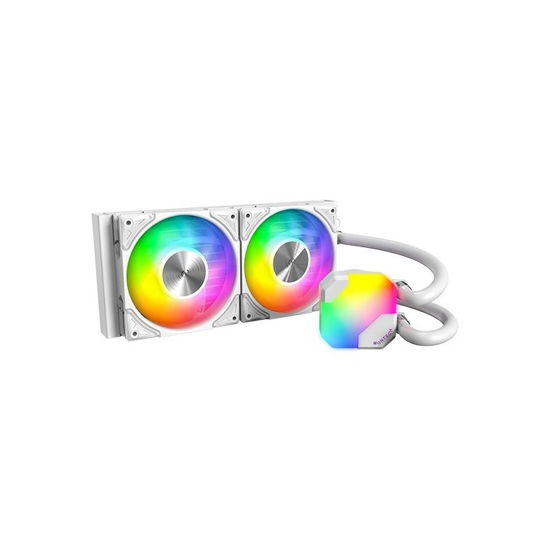 4710562741827CPU COOLER MULTI SOCKET WHITE HYPERFLOW ARGB 240 (W) MONTECH
