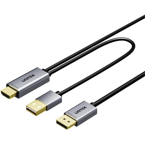 HDMI / DISPLAYPORT CONVERTER V1714AGY01 1.8 m, 4K UHD UNITEK