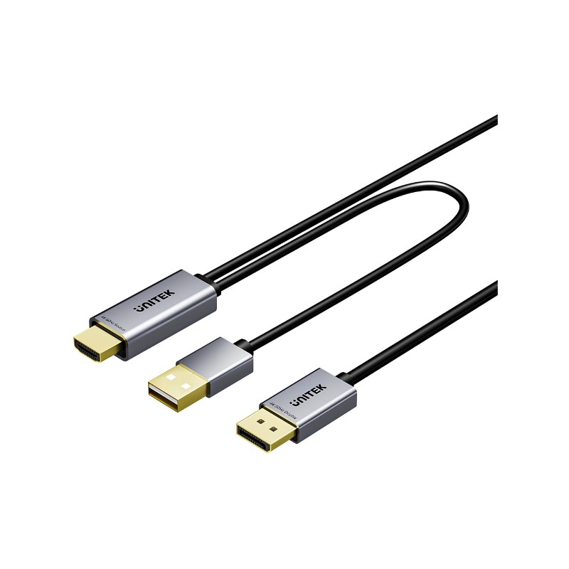HDMI   DISPLAYPORT CONVERTER V1714AGY01 1.8 m, 4K UHD UNITEK