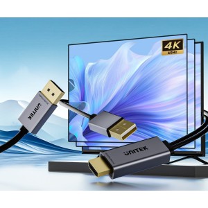 HDMI   DISPLAYPORT CONVERTER V1714AGY01 1.8 m, 4K UHD UNITEK
