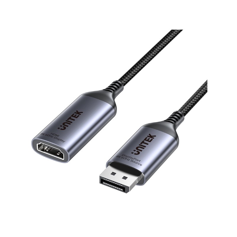 DISPLAYPORT   HDMI ADAPTER V1611A01 15 cm, 8K UNITEK