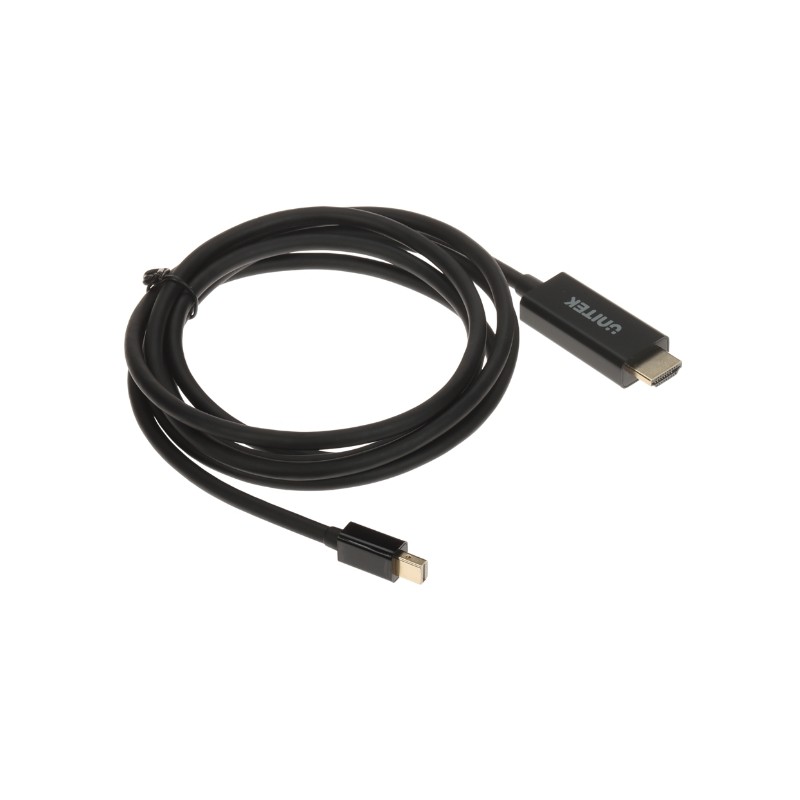 ADAPTER HDMI-W DP-MINI-W-2M HDMI, Mini DisplayPort - 4K UHD UNITEK