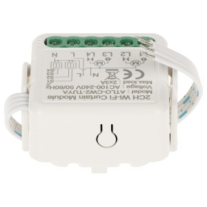 DUAL SMART CONTROLLER FOR ROLLER SHUTTERS ATLO-CW2-TUYA Wi-Fi, Tuya Smart