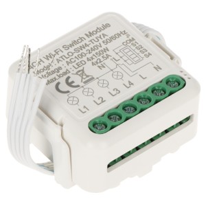 DUAL SMART CONTROLLER FOR ROLLER SHUTTERS ATLO-CW2-TUYA Wi-Fi, Tuya Smart
