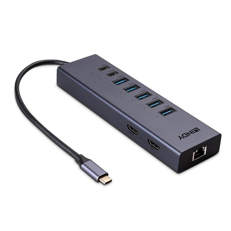 4002888433730I O DOCKING STATION USB-C DST-MINI DUO 43373 LINDY