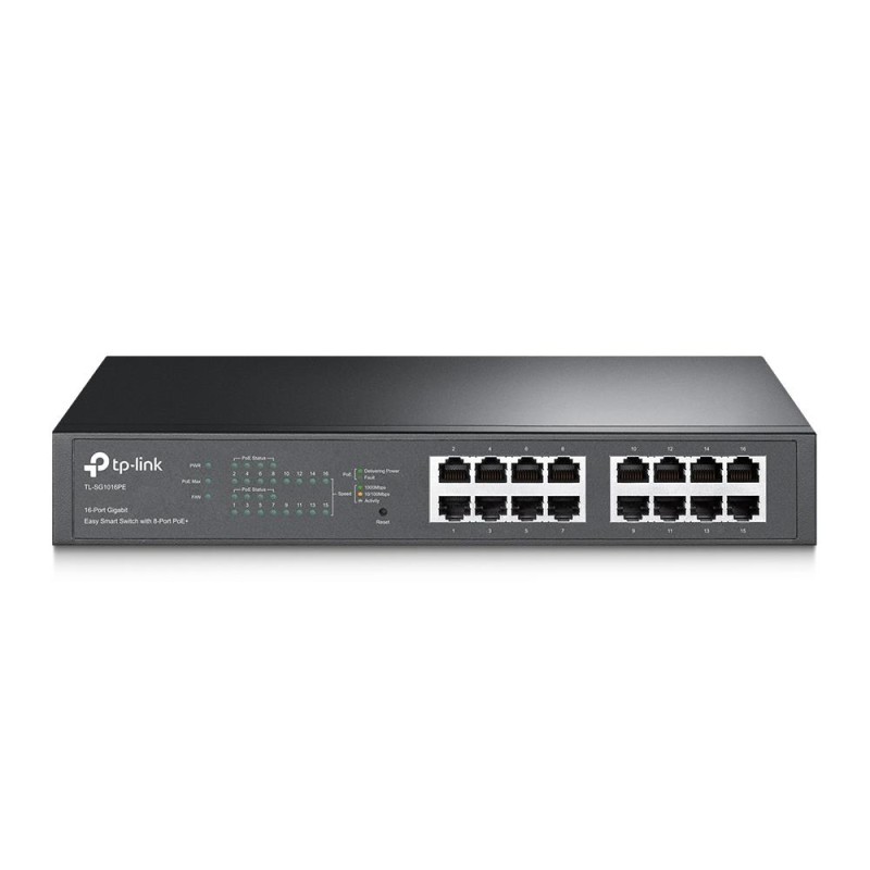 6935364098865Võrgulüliti TP-LINK Desktop pedestal 16x10Base-T   100Base-TX   1000Base-T PoE+ ports 8 TL-SG1016PE