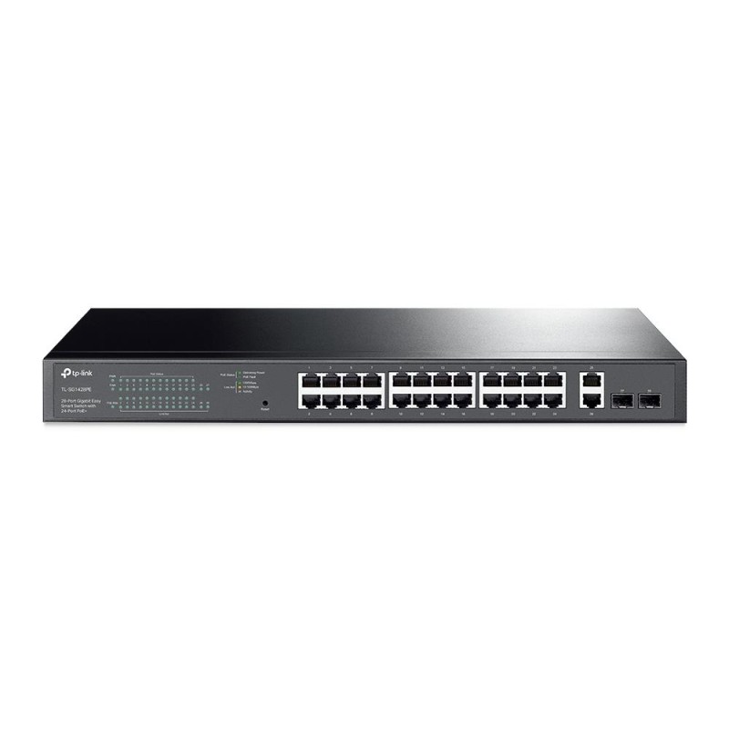 6935364072209Switch TP-LINK Desktop pedestal 28x10Base-T   100Base-TX   1000Base-T PoE+ ports 24 250 Watts TL-SG1428PE