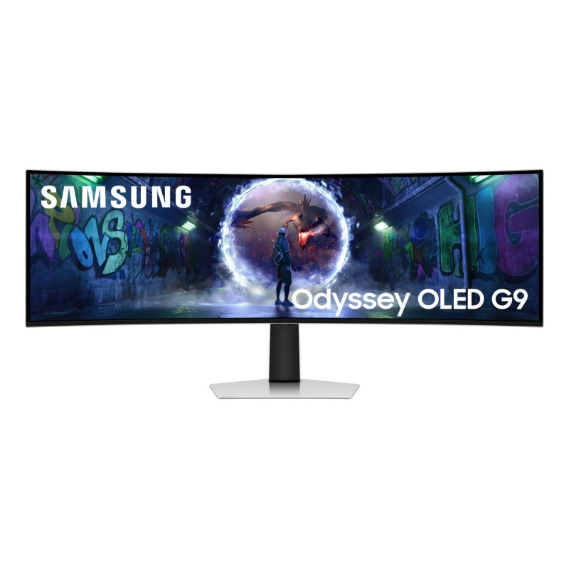 8806095700656Monitor SAMSUNG Odyssey G9 G93SD 49" Gaming Curved Panel OLED 5120x1440 32:9 240 Hz 0.03 ms Colour White LS49DG934SUXEN