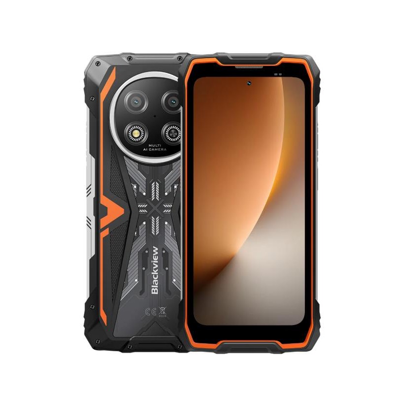 6931548325512MOBILE PHONE ROCK 2 8 256GB ORANGE BLACKVIEW