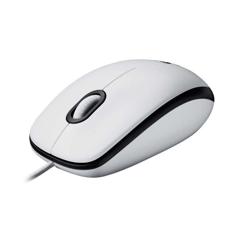 5099206106062MOUSE USB OPTICAL M100 WHITE 910-006764 LOGITECH