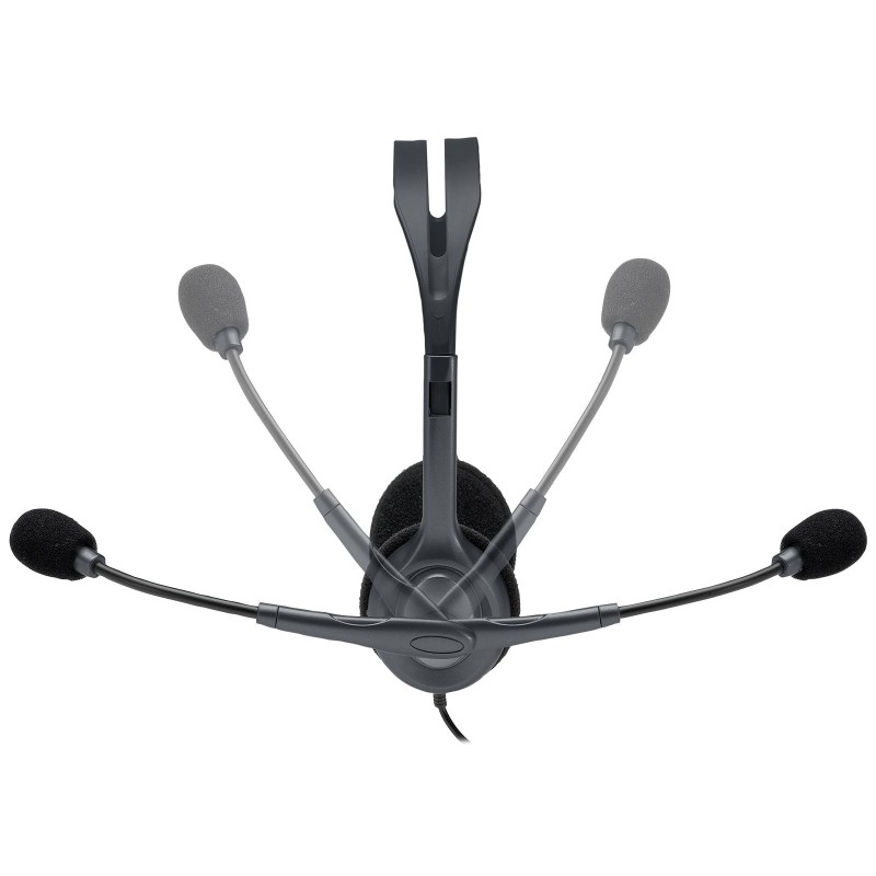 5099206057340HEADSET STEREO H111 GREY 981-000593 LOGITECH