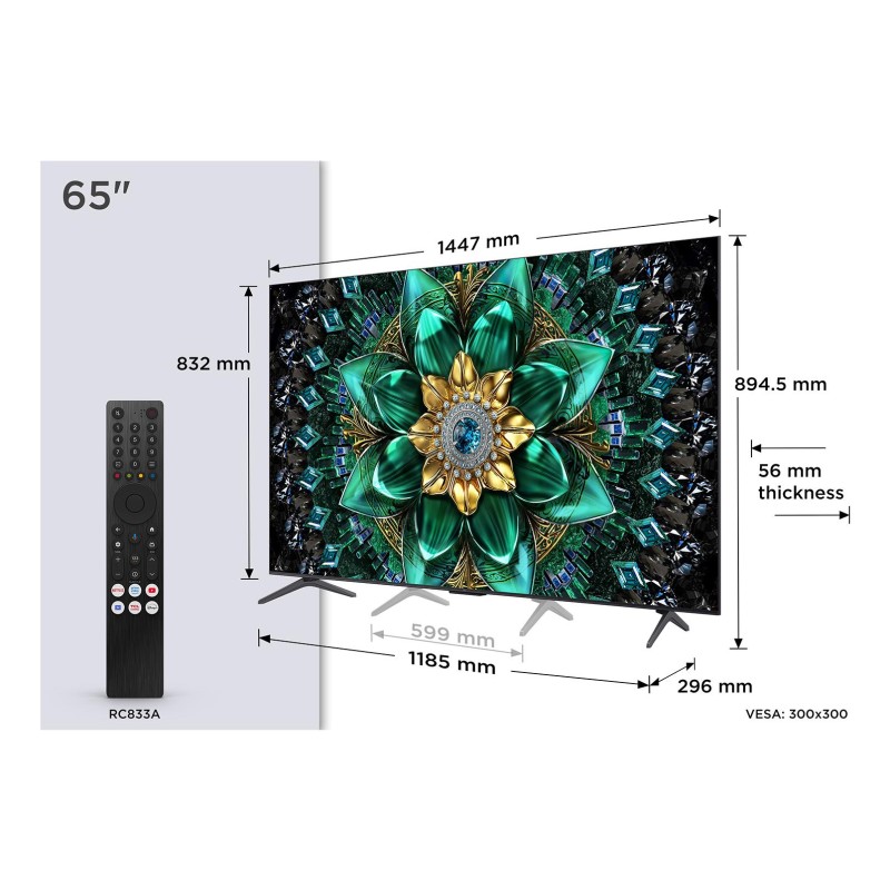 5901292526665Teler TCL 65Q6C 4K QD-Mini LED