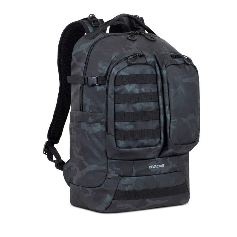4260403578124Sülearvuti seljakott Rivacase Rucksack 17.3" camo