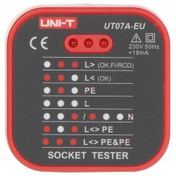 MAINS SOCKET TESTER UT-07A-EU UNI-T