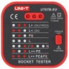 MAINS SOCKET TESTER WITH RCD CHECKING FUNCTION UT-07B-EU UNI-T