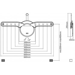 TV OR MONITOR MOUNT AX-ORION RED EAGLE