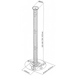 PROJECTOR MOUNT BRATECK-PRB-3