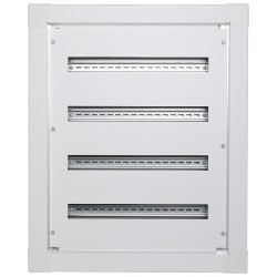 FLUSH-MOUNTING DISTRIBUTION CABINET 96-MODULAR LE-337224 XL sup 3 /sup S 160 LEGRAND