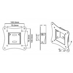 TV OR MONITOR MOUNT AX-FLEXI-25